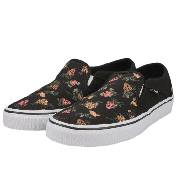 Vans size 6 missy Asher slip on flower pattern shoes sneakers - Picture 1 of 8